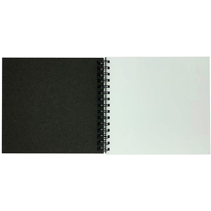 Скетчбук "Aquarelle", 19.5x19.5 см, 30 листов, черный - 3