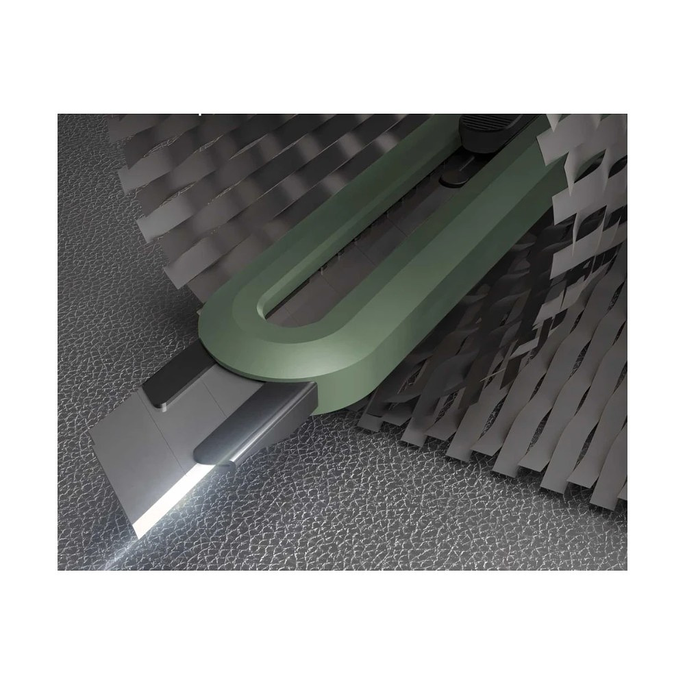 Нож строительный Deli HS EHT4018L, 18 мм, Soft Touch, зеленый - 5