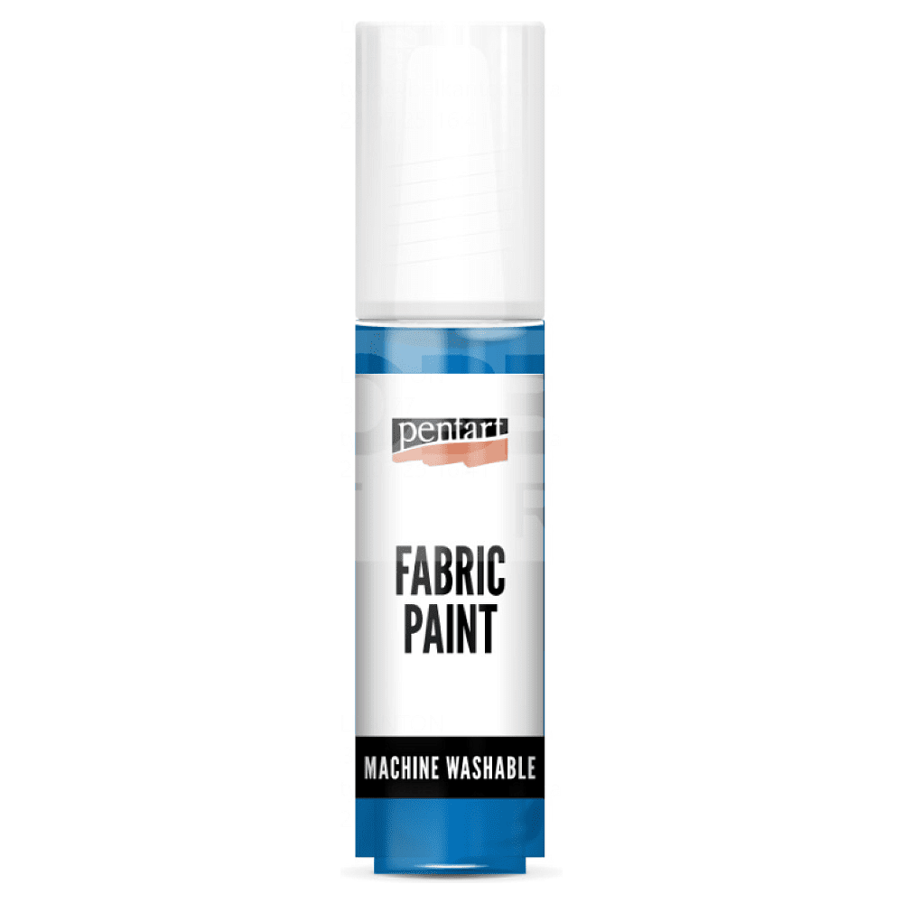 Краски для текстиля "Pentart Fabric paint", синий, банка