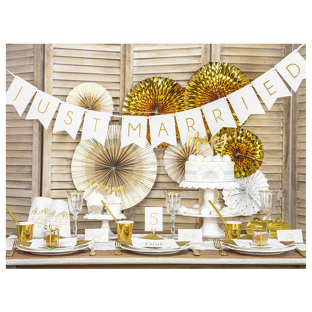 Стакан бумажный золотистый, 6 шт, 180 мл - 3