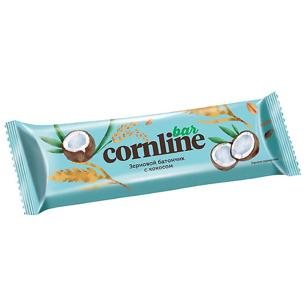 Батончик "Cornline", 30 г, с кокосом