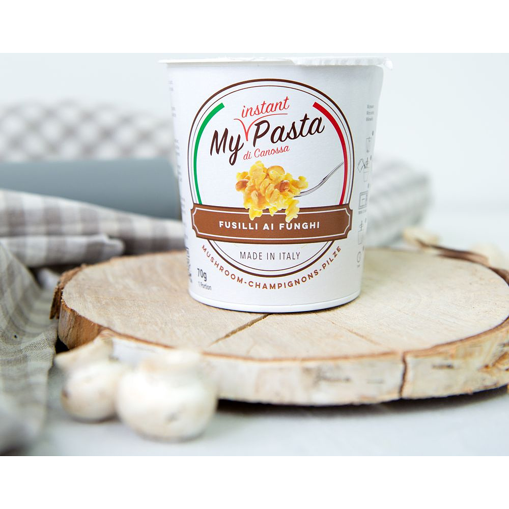 Паста фузилли "My instant pasta" со вкусом грибов, 70 г - 3