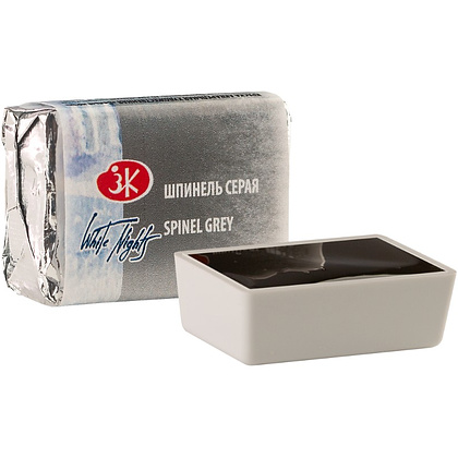 Краски акварельные "Белые ночи", 837 шпинель серая, кювета