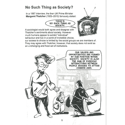 Книга на английском языке "Introducing Sociology: A Graphic Guide", John Nagle, Piero - 3