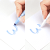 Маркер текстовый двусторонний "Erasable", бирюзовый - 3
