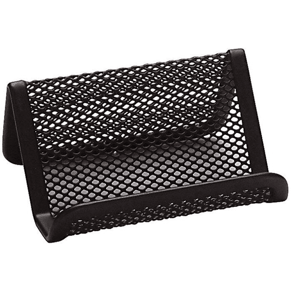 Подставка для визиток "Q-connect", 95x75x45 мм, черный