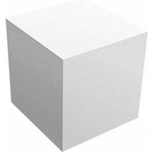 Гипсовая модель "Куб 20 см"