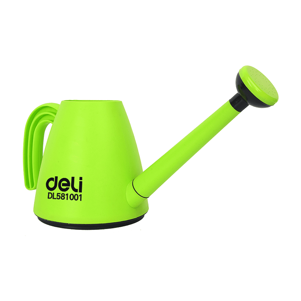 Лейка Deli GS EDL581001, пластмассовая, 1,5 л, зеленая