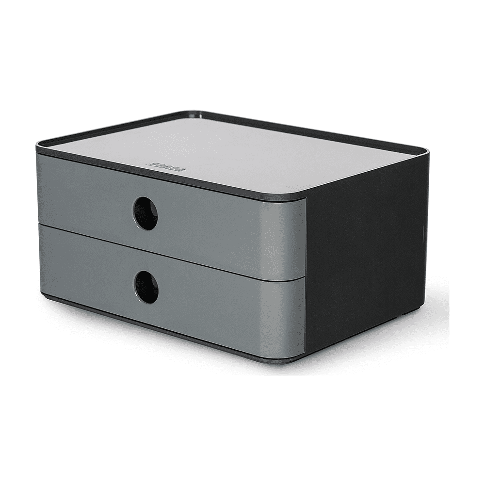 Блок из 2-х лотков закрытый "Allison", серый