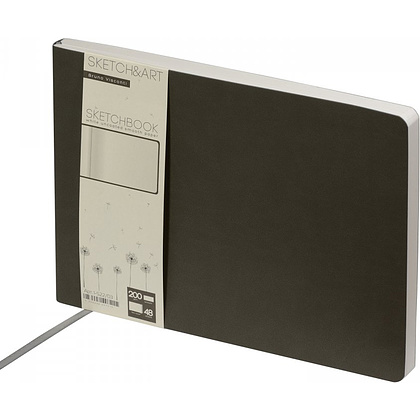 Скетчбук "Sketch&Art. Horizont", 25x17.9 см, 200 г/м2, 48 листов, серый - 2