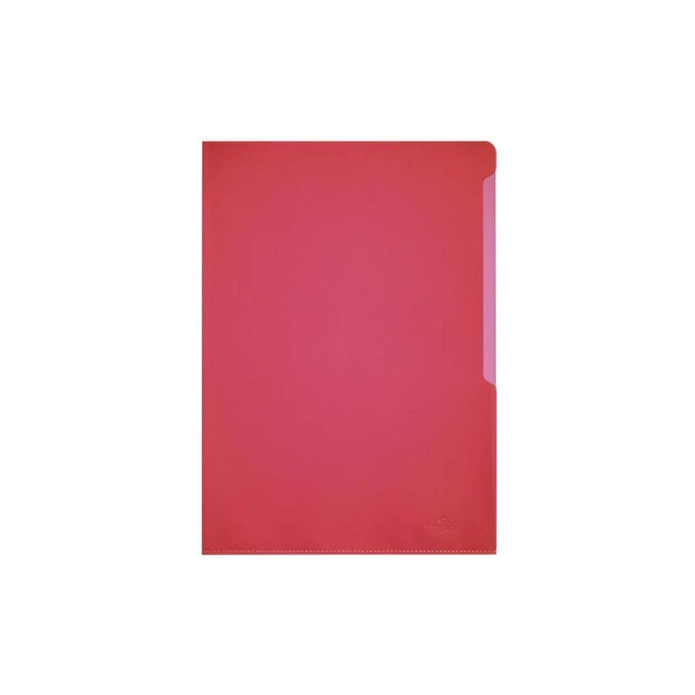 Папка-уголок "Durable", A4, 120 мк, пластик, красный