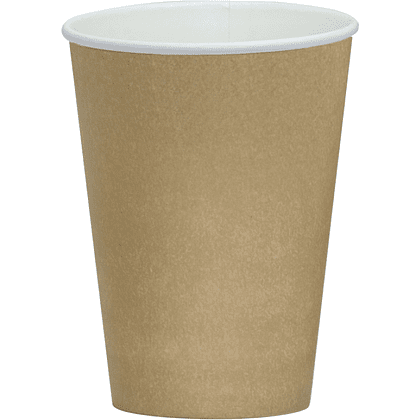 Стакан картонный 300 мл, 50 шт, крафт