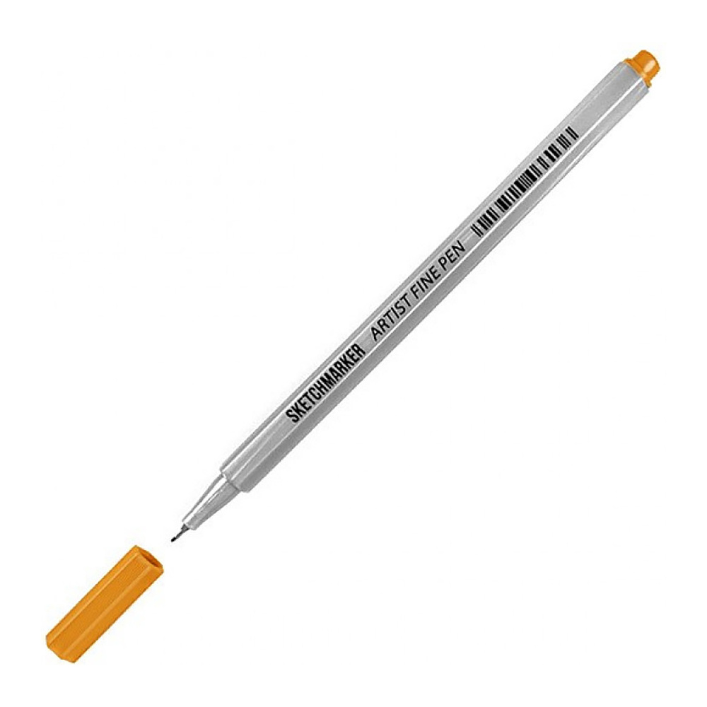 Ручка капиллярная "Sketchmarker", 0.4 мм, желто-оранжевый