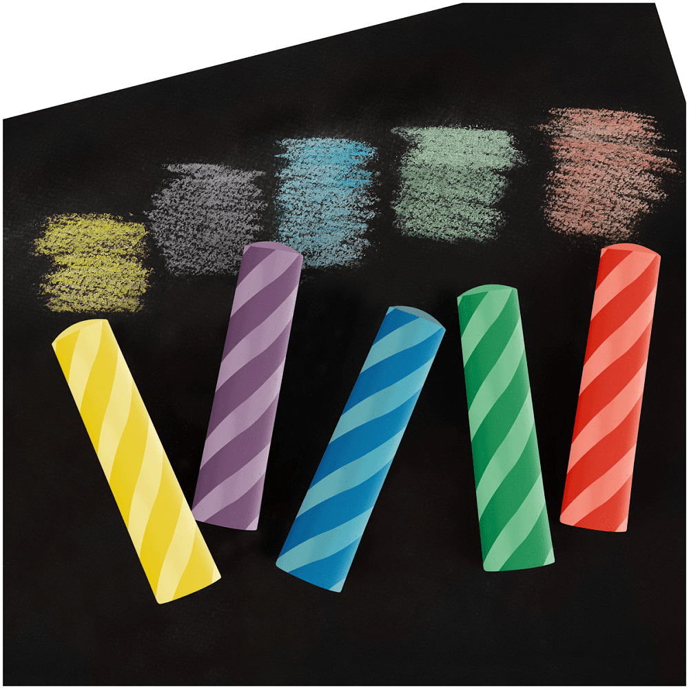Мелки для асфальта "Мульти-Пульти", 20 шт, ассорти  - 4