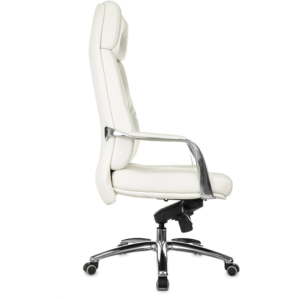 Кресло для руководителя Бюрократ DAO, кожа, белый - 4
