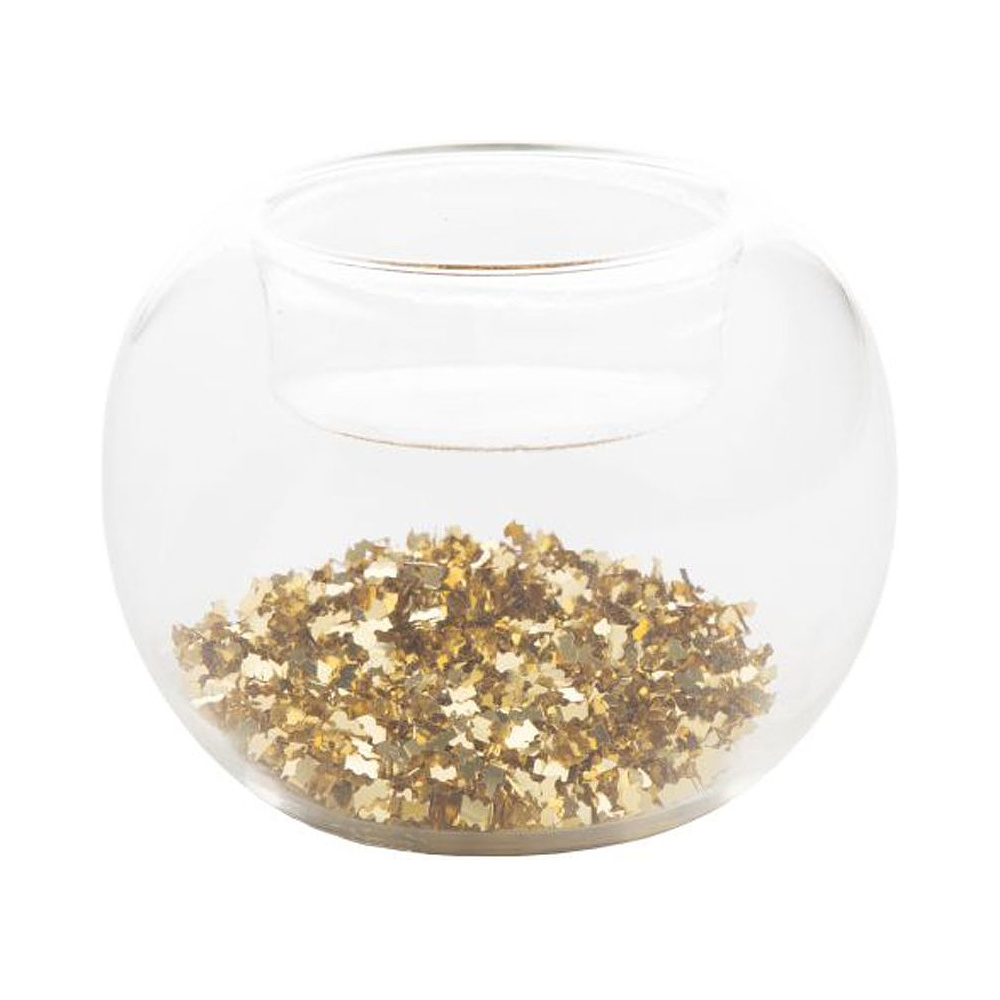 Подсвечник декоративный "Золотые блестки"