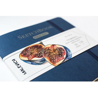 Скетчбук для графики "GrafArt", 19x19 см, 150 г/м2, 20 листов, синий - 3