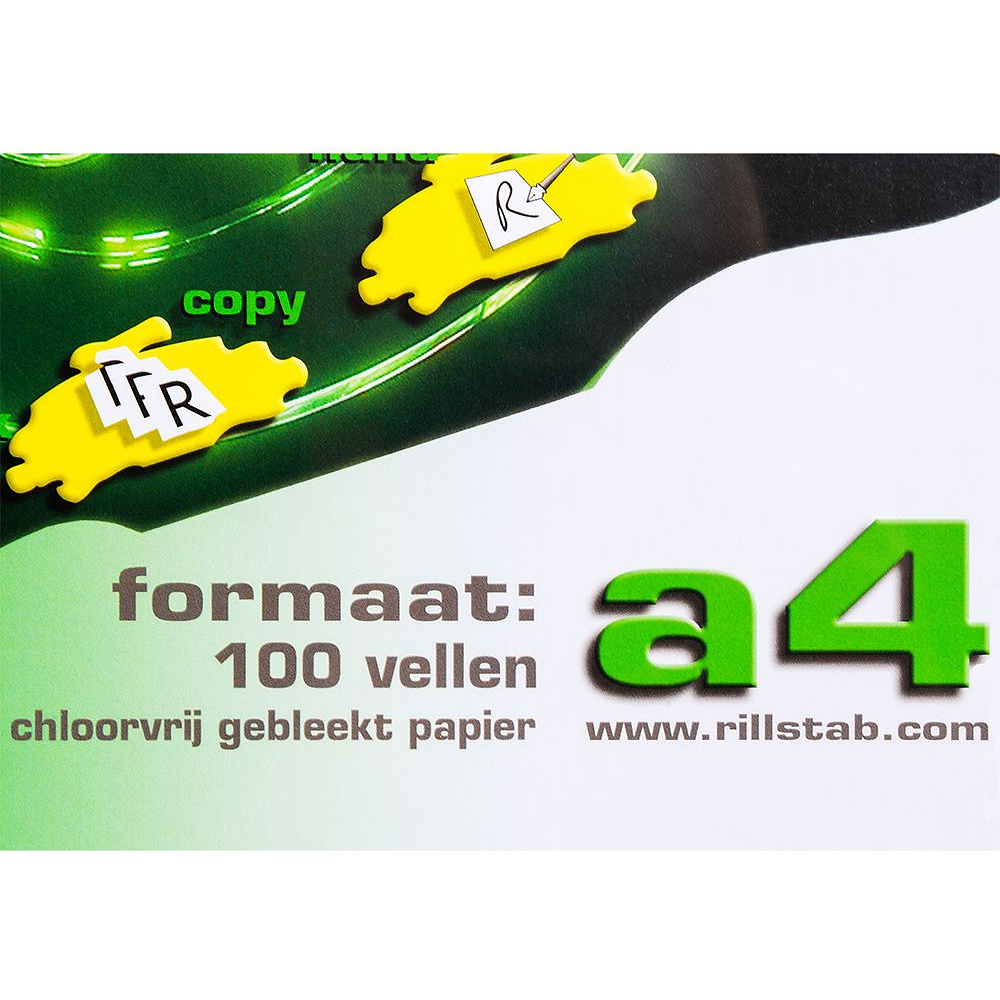 Самоклеящиеся этикетки универсальные "Rillprint", 105x74 мм, 100 листов, 8 шт, белый - 2