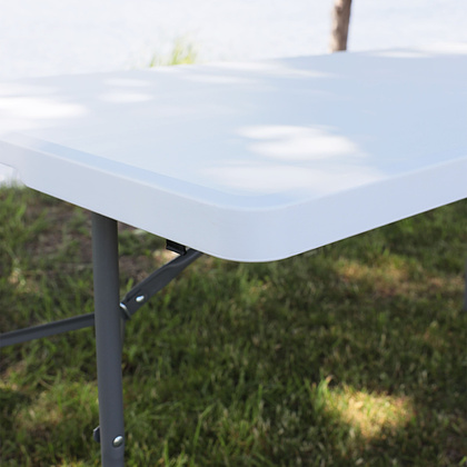 Стол складной 1520х760х740 мм, пластик, белый - 3