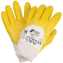 Перчатки трикотажные х/б с частичным нитриловым покрытием Nitras