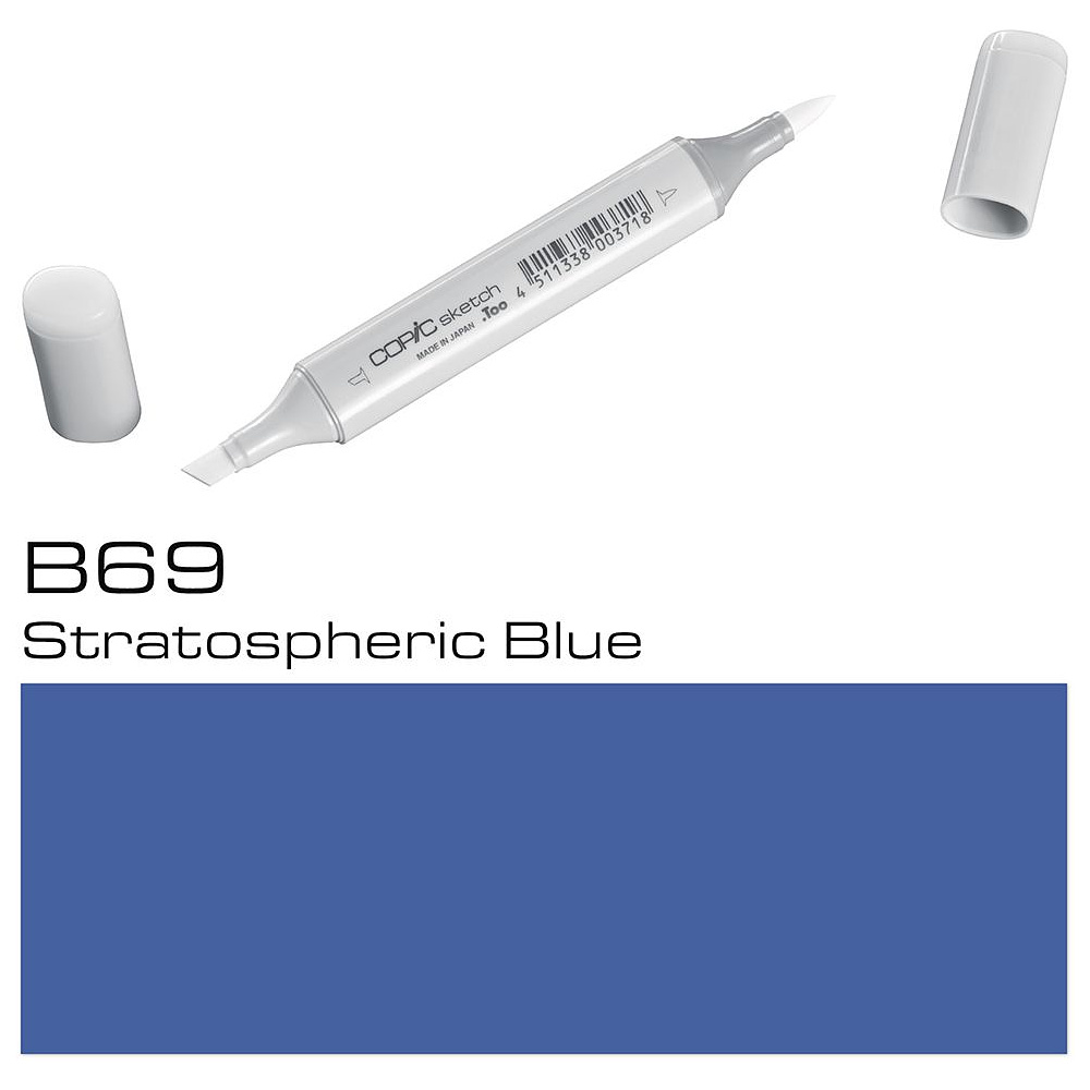 Маркер перманентный "Copic Sketch", B-69 стратосферный синий