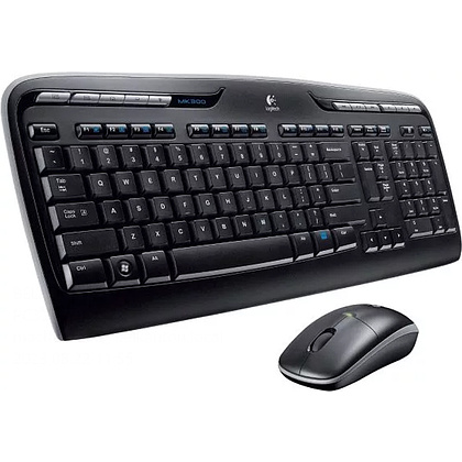 Комплект клавиатура и мышь Logitech "MK330", набор, черный - 2