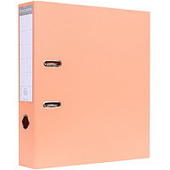 Папка-регистратор, A4, 70 мм, ПВХ, лососевый