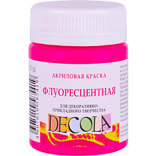 Краска акриловая неон "Декола"