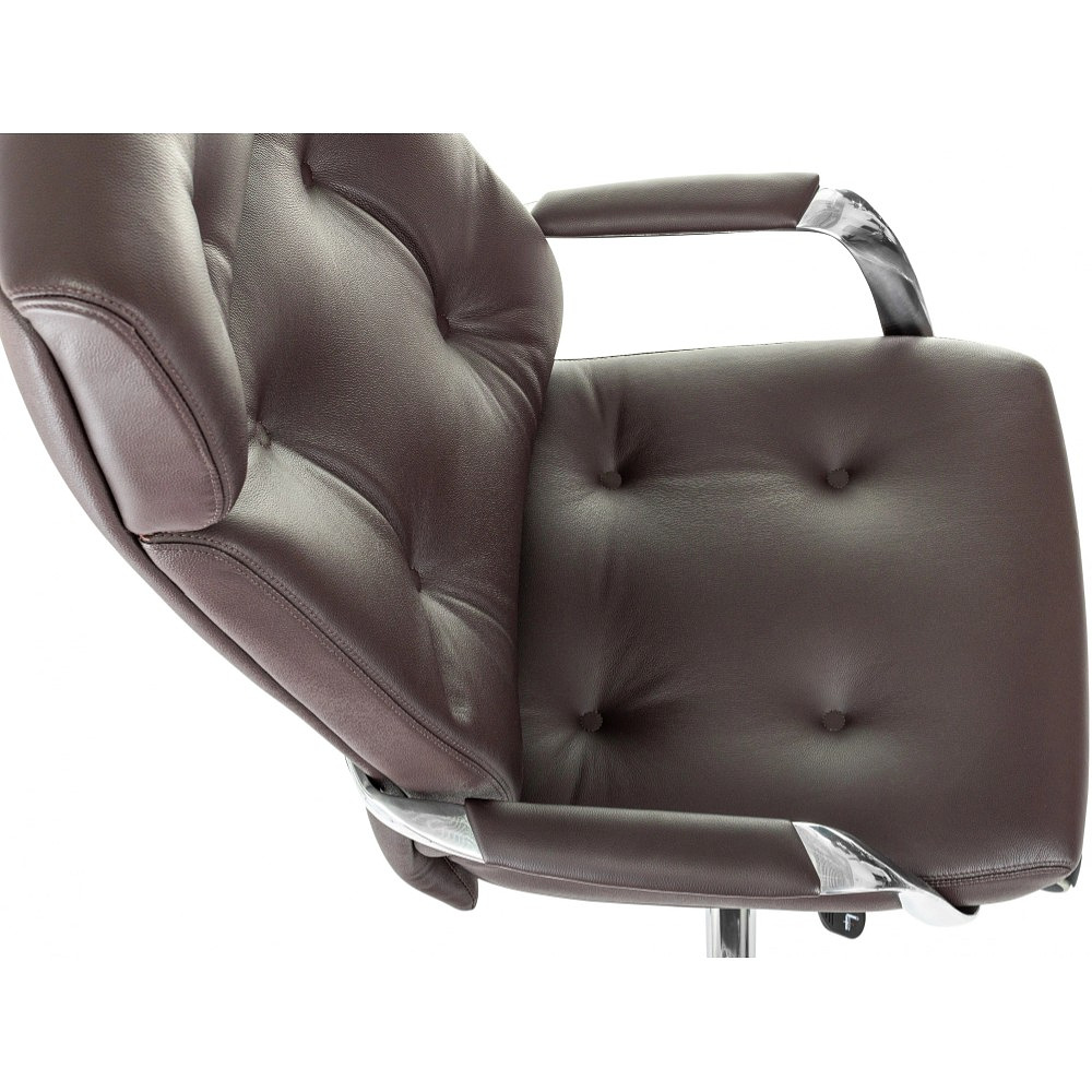 Кресло для руководителя Бюрократ DAO, кожа, коричневый - 10