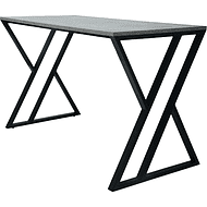 Стол письменный ALLERD GEON, черный муар, Бетон