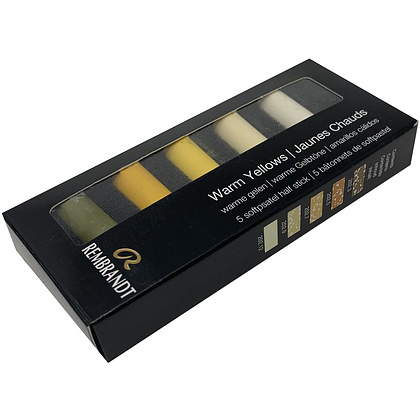 Набор мягкой пастели "Rembrandt Half Pastel", 5 цветов, теплые желтые - 3