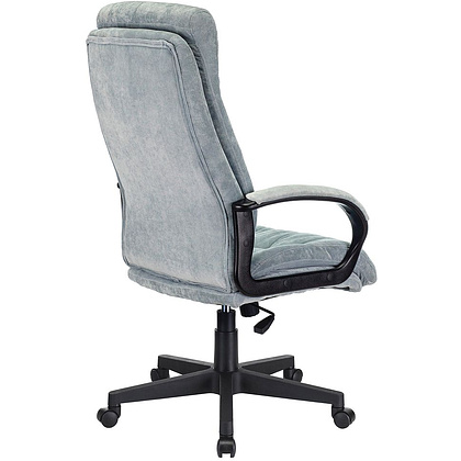 Кресло для руководителя Бюрократ CH-824 серо-голубой Light-28, ткань, пластик - 4