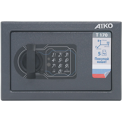 Мебельный сейф AIKO Т-170 EL, 170x260x230 мм - 5