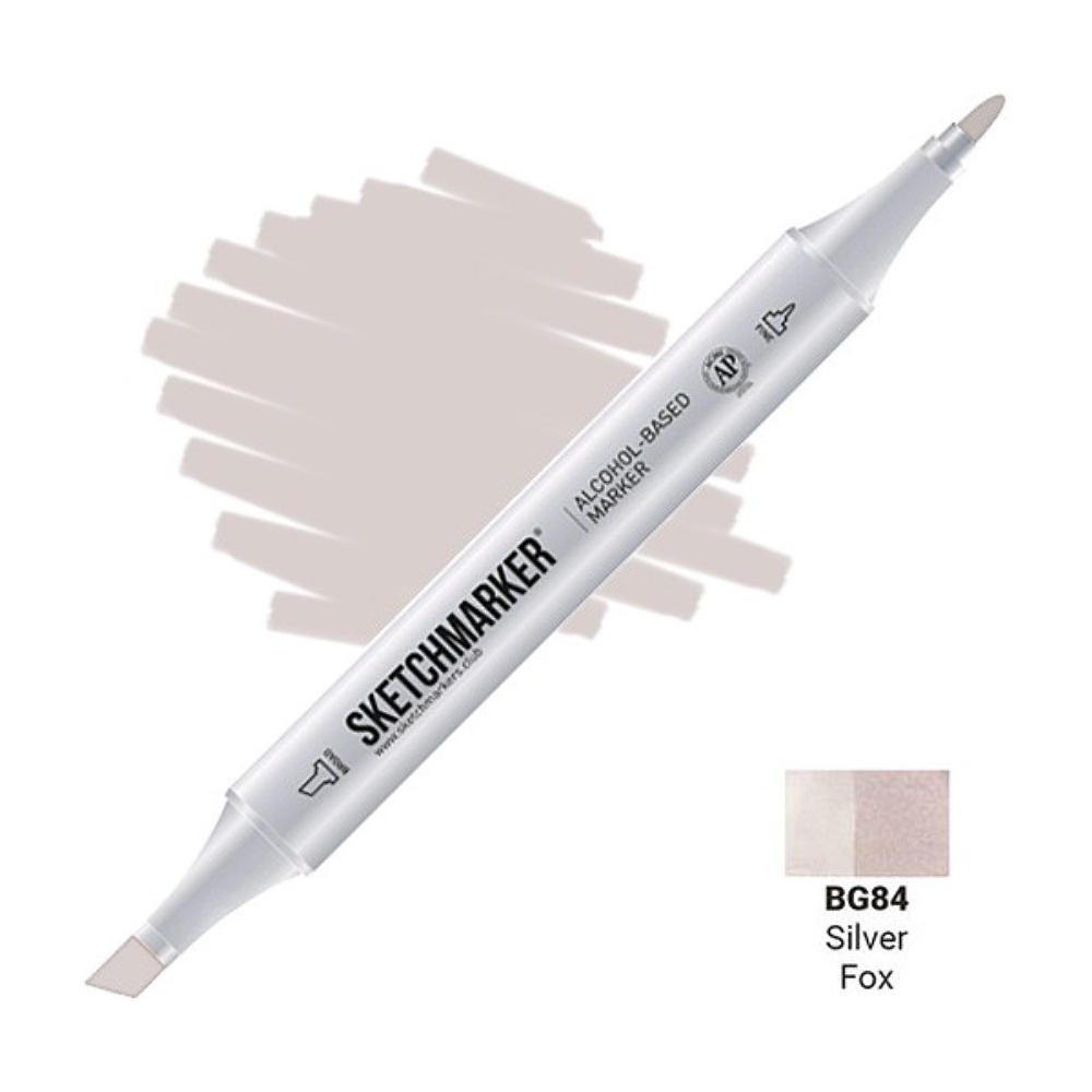 Маркер художественный "Sketchmarker", двухсторонний, BG84 черно-бурая лисица