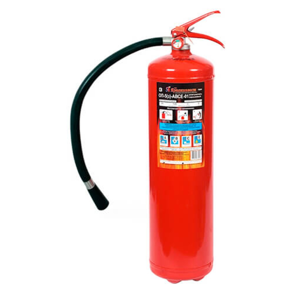 Огнетушитель порошковый "Ярпожинвест" ОП-5 (з) ABCE, переносной