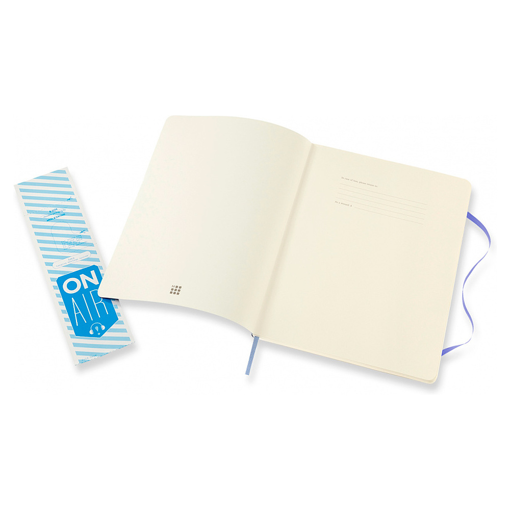 Блокнот "Classic Soft Xlarge", А4-, 96 листов, линейка, голубой - 4