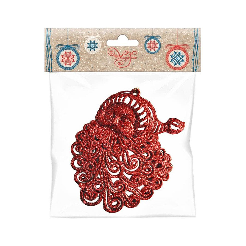 Украшение новогоднее "Санта красный", красный - 2