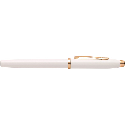 Ручка роллер "Century II Pearlescent White Lacquer", 0,7 мм, жемчужный, розовое золото, стерж. черный - 3