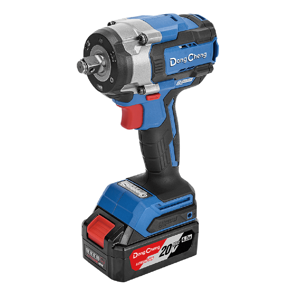 Аккумуляторный гайковерт DongCheng DCPB598 (TYPE EM), 20 В, 598 Нм, 2 АКБ, 4 Ач, З/У 2 А