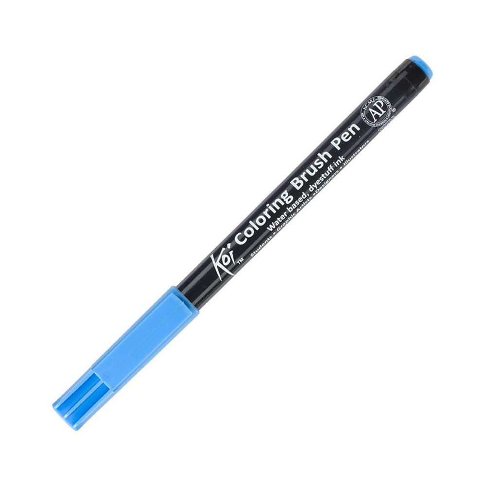 Маркер акварельный "Koi Color Brush", аквамарин