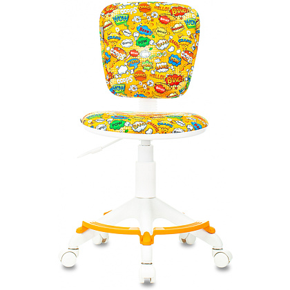 Кресло детское "Бюрократ CH-W204/F", пластик, оранжевый бэнг - 2