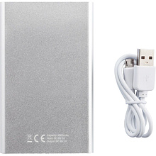 Зарядное устройство Power Bank "P324.952", 4000 мА·ч, серебристый, белый