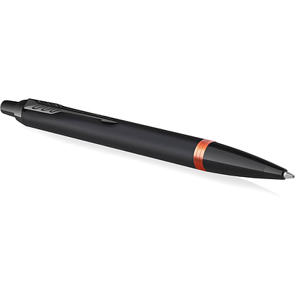 Ручка шариковая автоматическая Parker "IM Vibrant Rings K315", 0,7 мм, черный, оранжевый, стерж. синий - 3