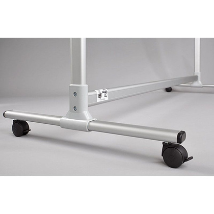 Магнитная доска оборачиваемая мобильная белая, 90x120 см - 4