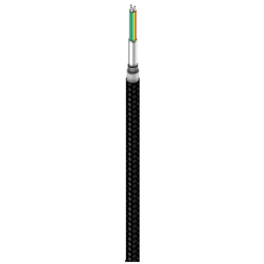 Кабель Xiaomi "Mi Braided", USB Type-C , 1 м, черный  - 3