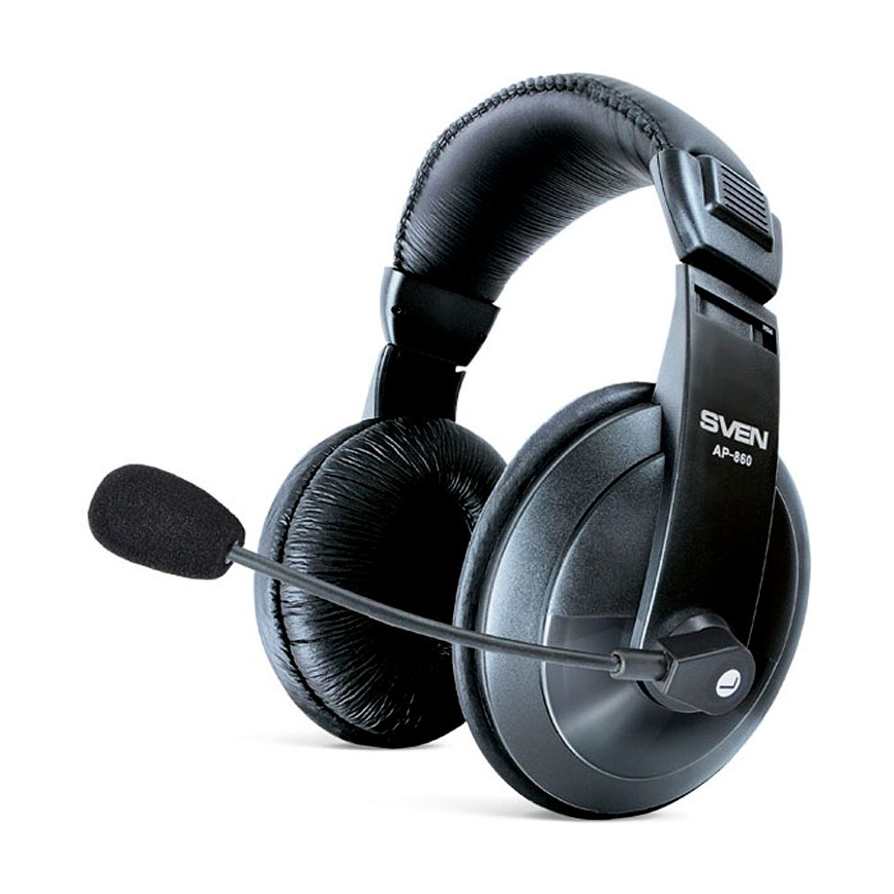 Наушники с микрофоном "Sven AP-860MV Black"