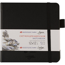 Скетчбук "Ладога", 12х12 см