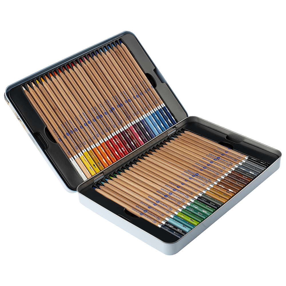 Карандаш акварельный "Белые ночи", набор 36 цветов, жестяной пенал - 3