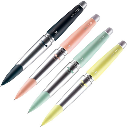 Карандаш автоматический "Capsule Slim Silver", 0.5 мм, с ластиком - 3