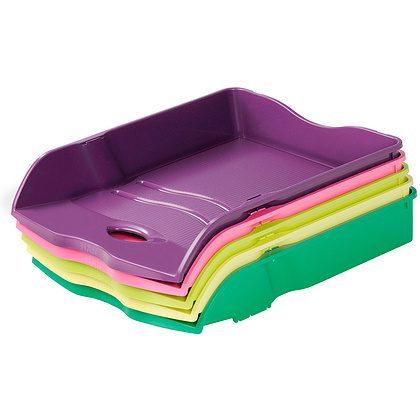 Модуль для бумаг горизонтальный "Re-Loop", фиолетовый - 4